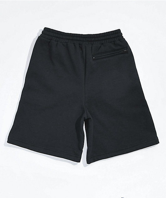 boys black sweat shorts