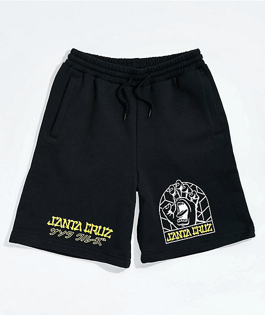 Santa Cruz Kids' Forge Hand Shorts deportivos negros