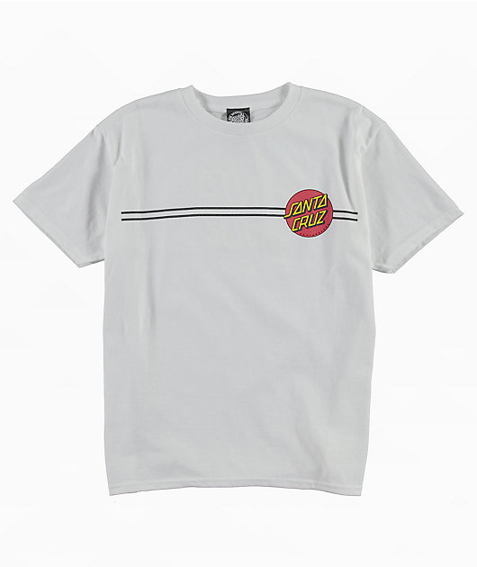 Santa Cruz Kids Classic Dot White T-Shirt