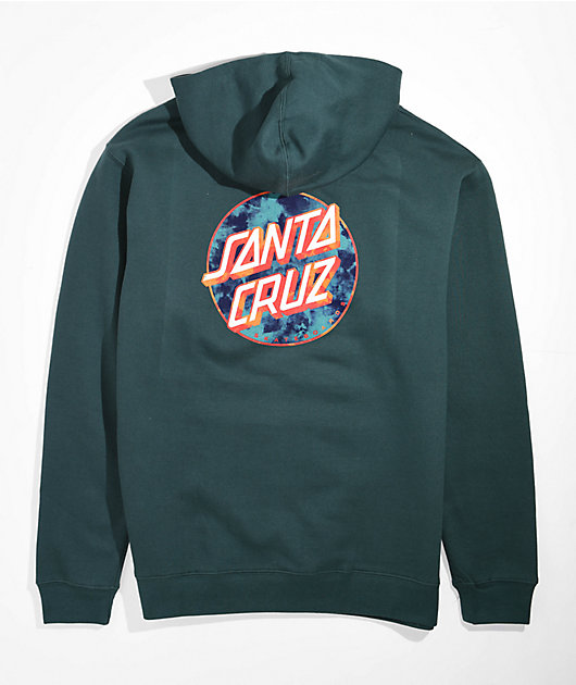 Santa Cruz Kids Dot Green Hoodie Zumiez