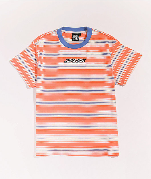 Santa Cruz Kids Peach Stripe Knit T-Shirt