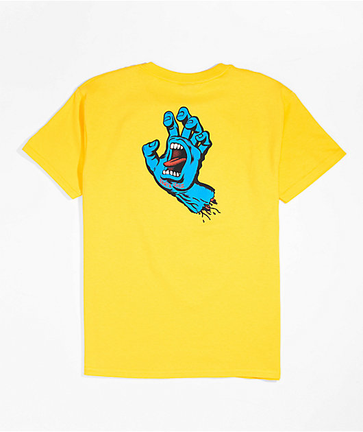 Santa Cruz Kids Screaming Hand Tan T Shirt Zumiez