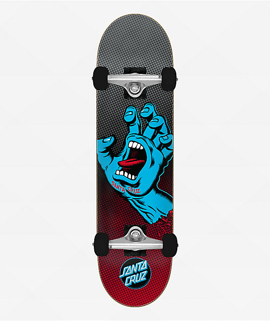 Santa Cruz Large Screaming Hand Fade 8.25" Skateboard Complete
