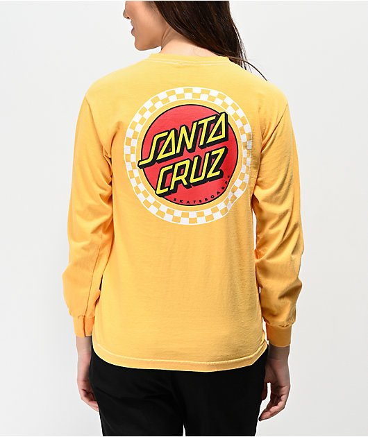 bright yellow long sleeve shirt