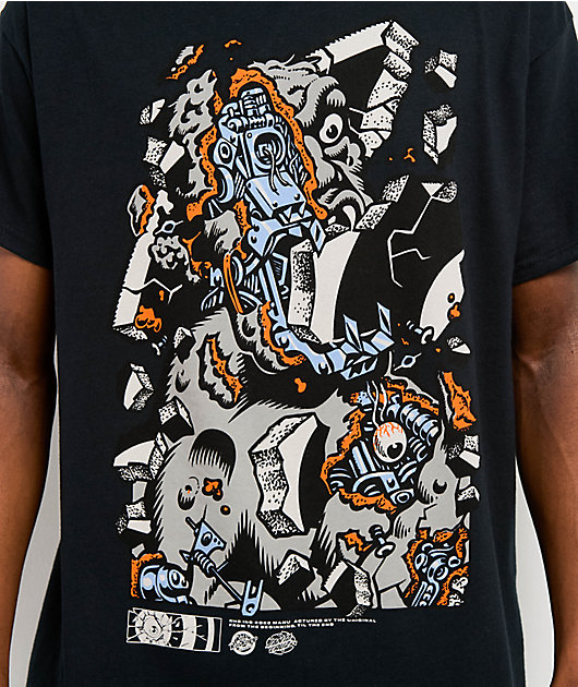 Santa Cruz Macro Black T-Shirt