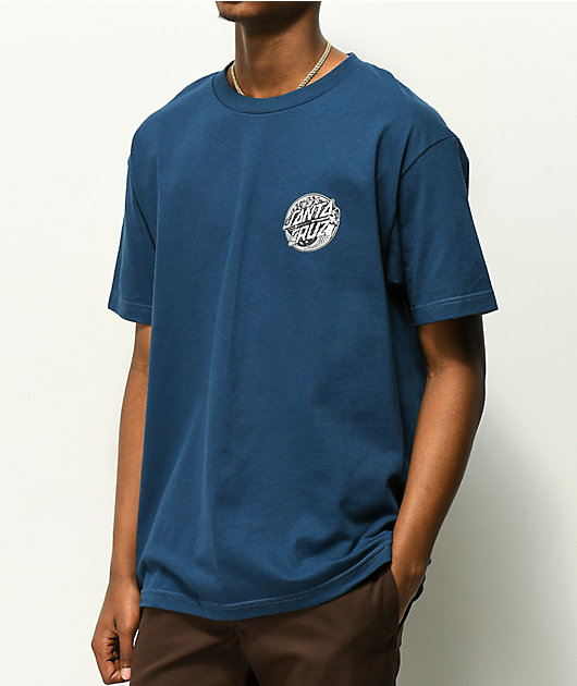 Santa Cruz Mermaid Dot Blue T-Shirt