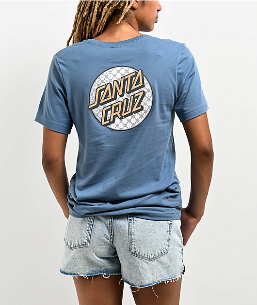 Santa Cruz Meyer Freestyle Dot Blue T-Shirt
