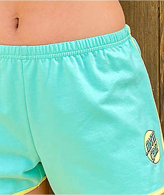 Santa Cruz Missing Dot Mint Derby Shorts