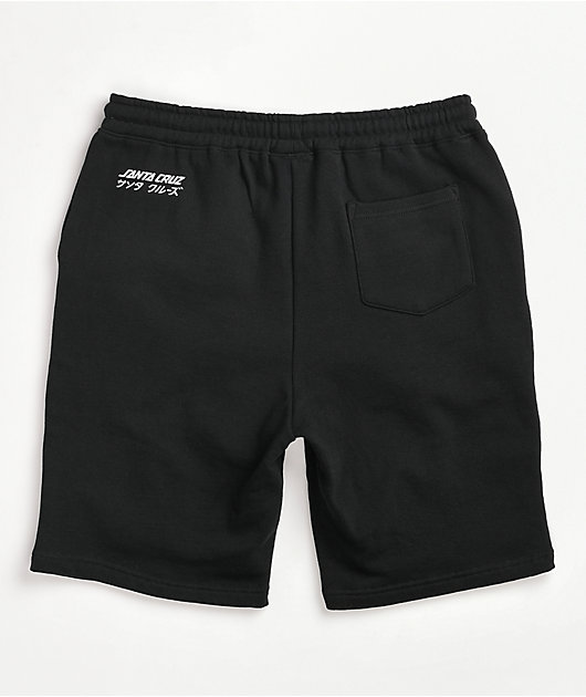 boys black sweat shorts