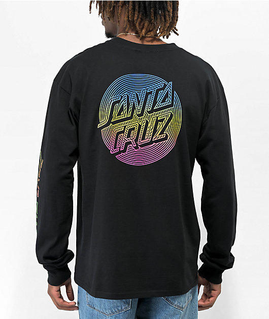 Santa Cruz Most Radiant Dot Black long Sleeve T-Shirt | Zumiez