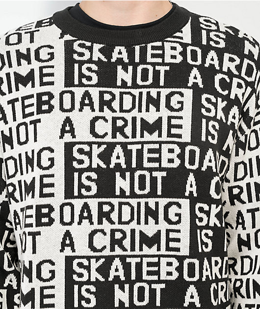 トップス SANTACRUZSKATEBOARDING IS NOT A CRIMETee Santa Cruz Skateboarding Is Not A Crime Black T-Shirt | Zumiez