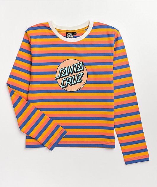 Tシャツ・カットソー GENERAL UNISEX Multi Stripe Long Sleeve Tee 5BMR0069 Buy Multi Stripe T-Shirts 7 Pack (3-16yrs) from Next USA