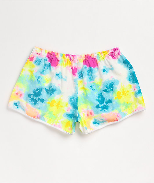 Santa Cruz Other Dot Neon Tie Dye Derby Shorts