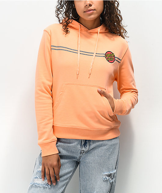 Santa Cruz Other Dot Reflective Orange Hoodie Zumiez