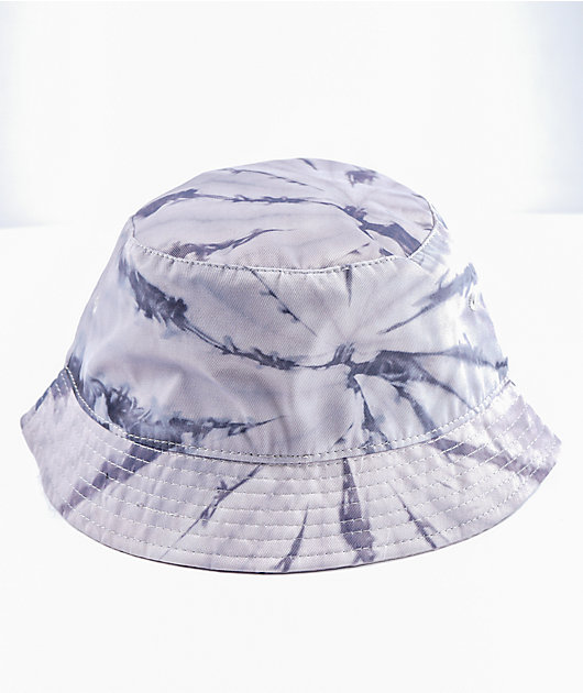 Dot Silver Tie Dye Bucket Hat