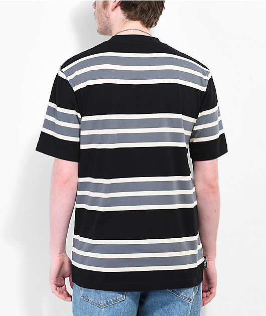 Santa Cruz Oval Dot Black Stripe T-Shirt