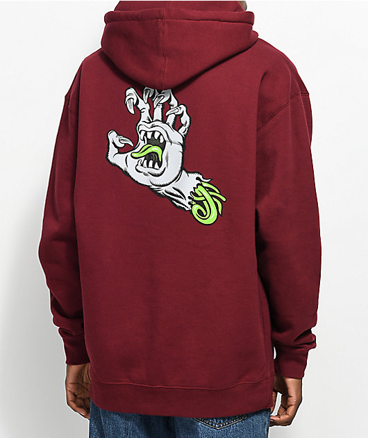 santa cruz hoodie red