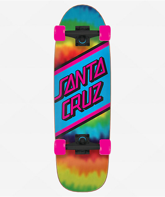 Santa Cruz Rainbow Tie Dye 8.79" Cruiser Skateboard Complete