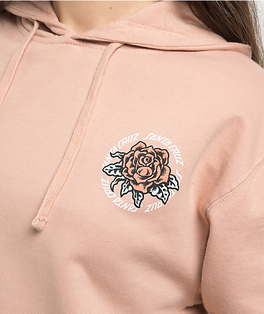 Santa Cruz Rosette Dot Dusty Pink Hoodie