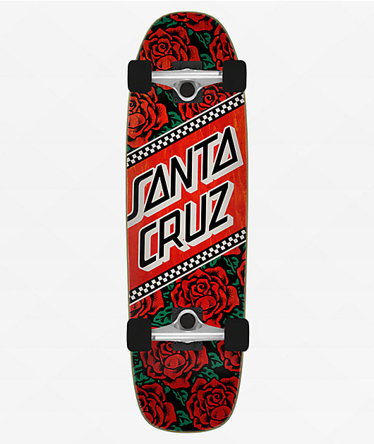 Santa Cruz Rosette Street 8.4" Cruiser Skateboard Complete