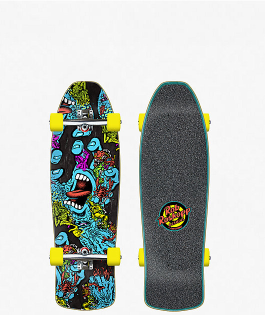 Santa Cruz Roskopp Screaming Five 10.32" Cruiser Skateboard Complete