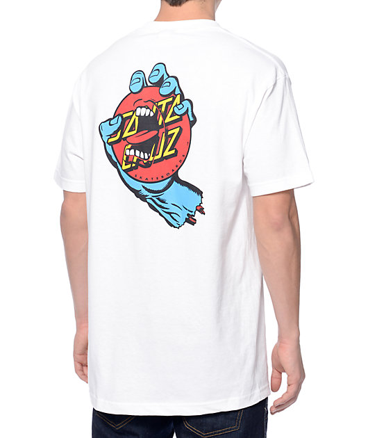 Santa Cruz Screaming Dot White T-Shirt