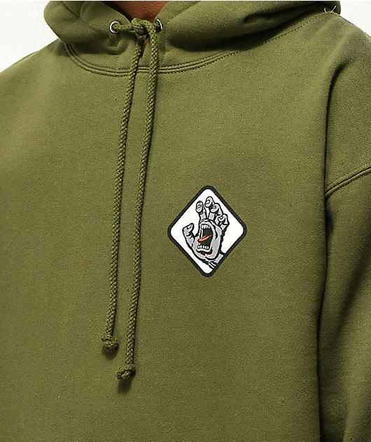 santa cruz green hoodie