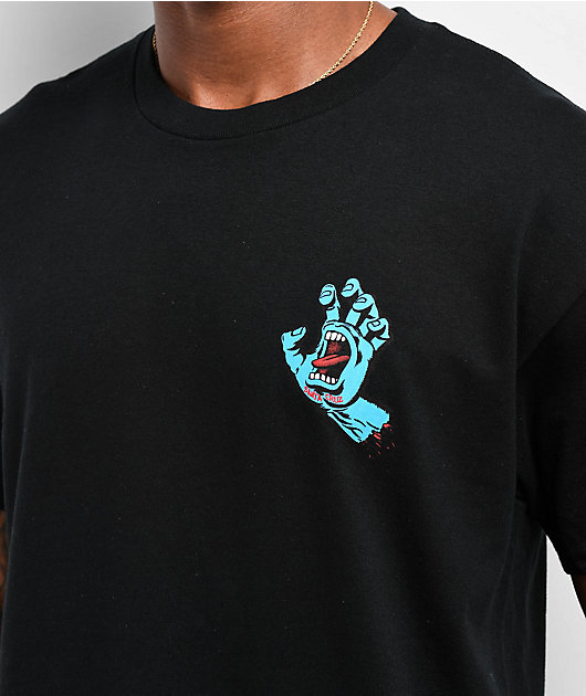 Santa Cruz Screaming Hand Black T-Shirt | Zumiez