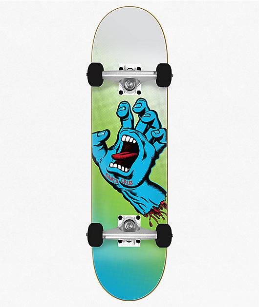 Santa Cruz Screaming Hand Fade 8.0" Skateboard Complete