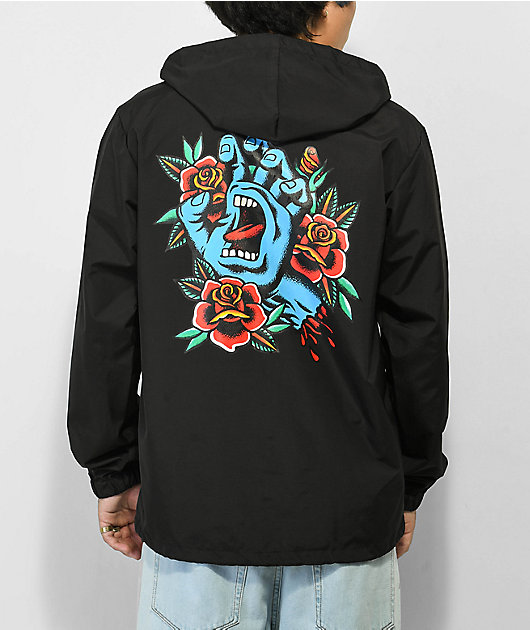 Santa cruz screaming hand zip hoodie online