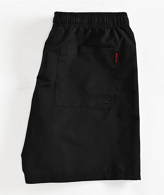 Santa Cruz Screaming Wave Black Board shorts | Zumiez