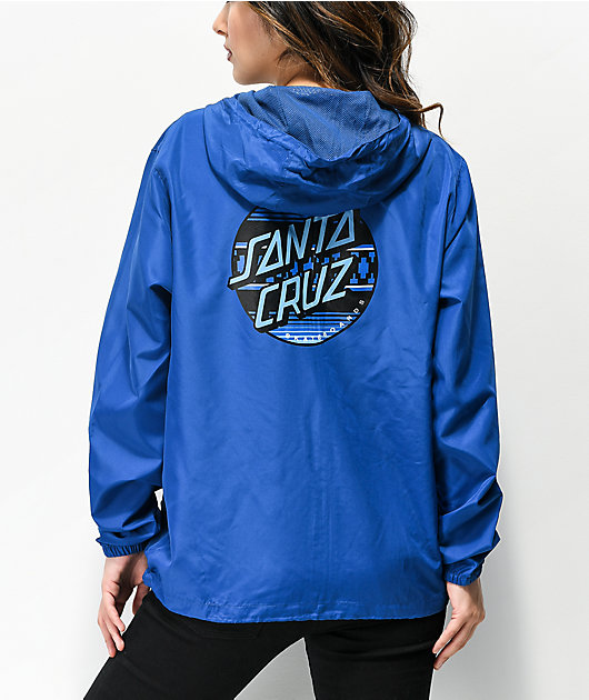 Santa Cruz Serape Dot Blue Windbreaker Jacket