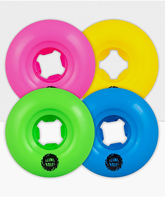 Santa Cruz Slime Balls Vomit Mini Mix Up 56mm 97a Skateboard Wheels