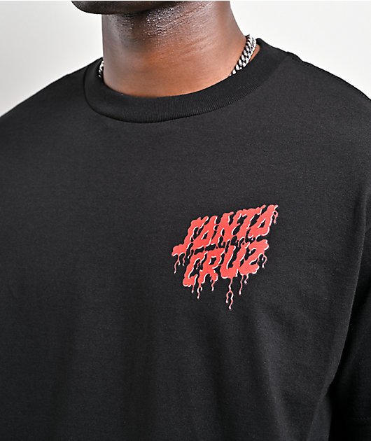 Santa Cruz Spotlight Dot Black T-Shirt