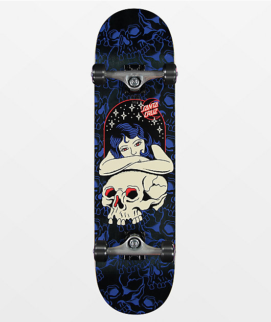 Santa Cruz Stardust Skull 8.25" Skateboard Complete