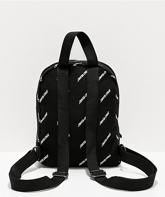 Santa Cruz Strip Storm Black Mini Backpack