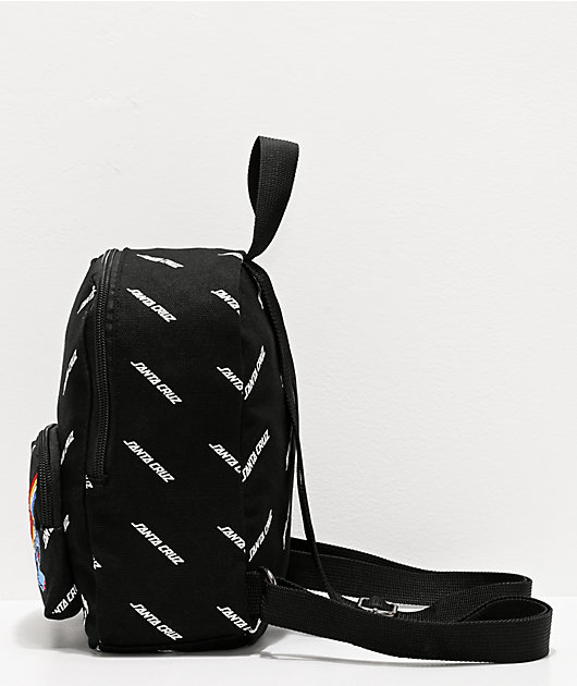 Santa Cruz Strip Storm Black Mini Backpack