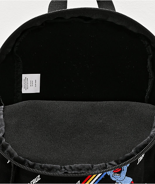 Santa Cruz Strip Storm Black Mini Backpack