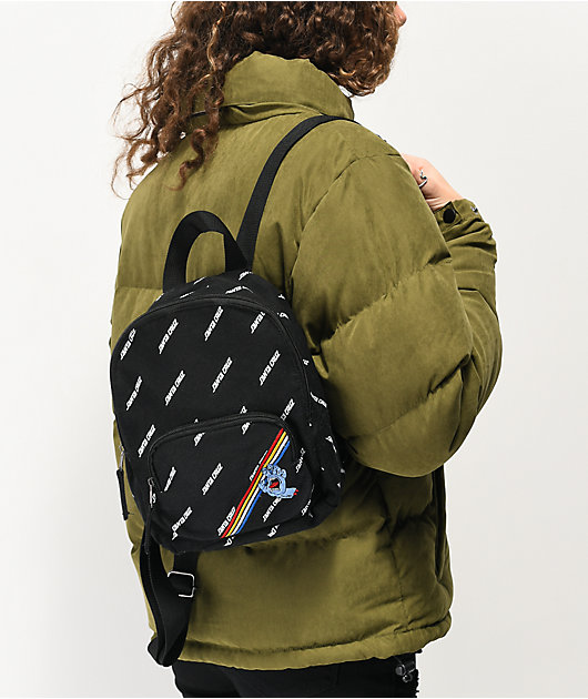 Santa Cruz Strip Storm Black Mini Backpack