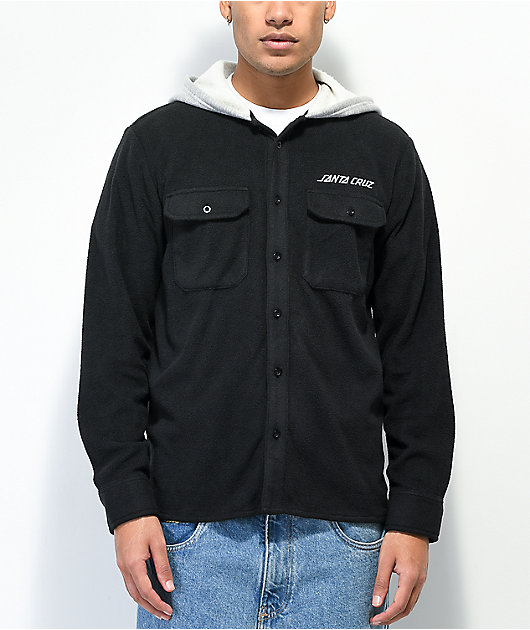 Santa Cruz Stuyvesant Black Hooded Jacket