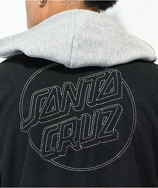 Santa Cruz Stuyvesant Chaqueta con capucha negra