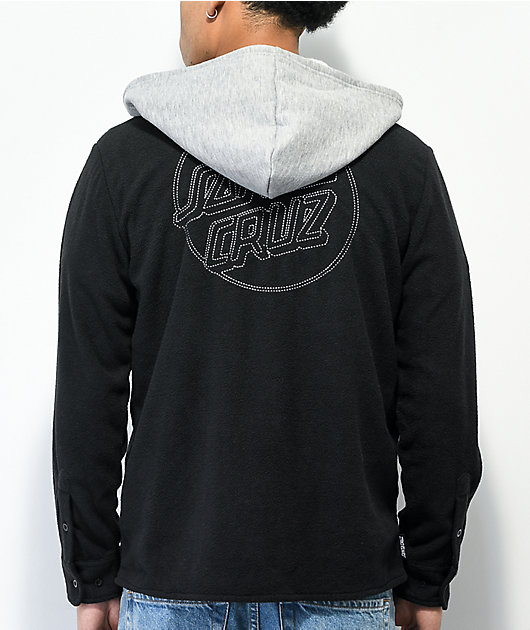Santa Cruz Stuyvesant Chaqueta con capucha negra