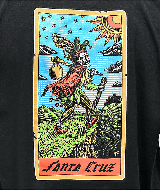 Santa Cruz Tarot Black T-Shirt