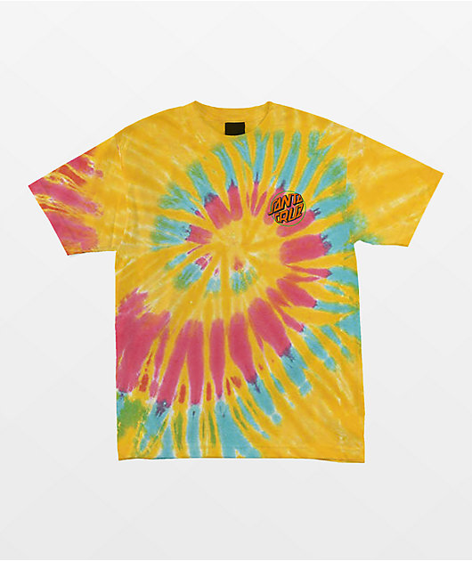 Santa Cruz Toxic Hand Aurora Tie Dye T-Shirt