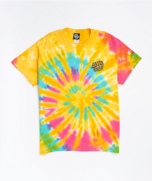 Santa Cruz Toxic Hand Aurora Tie Dye T-Shirt