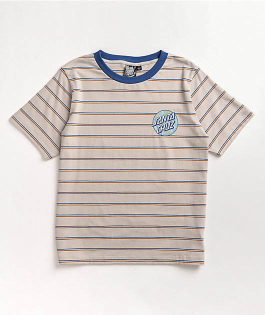Santa Cruz Tropic Dot Clement Stripe T-Shirt