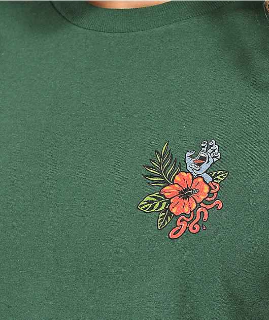 Santa Cruz Vacation Dot Forest Green T-Shirt