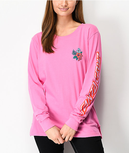 santa cruz pink long sleeve