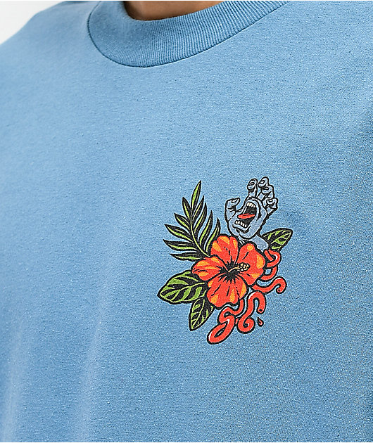 Santa Cruz Vacation Dot Slate Blue T-Shirt