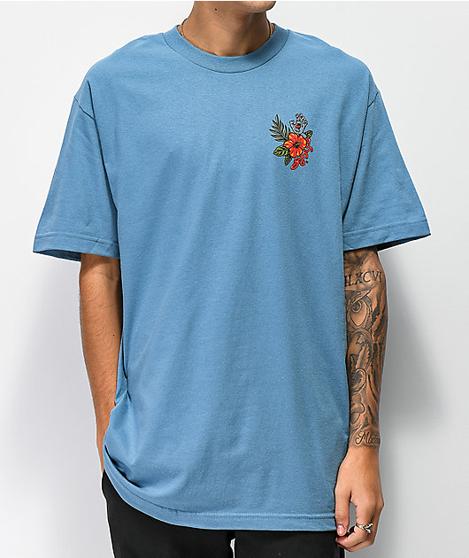 Santa Cruz Vacation Dot Slate Blue T-Shirt